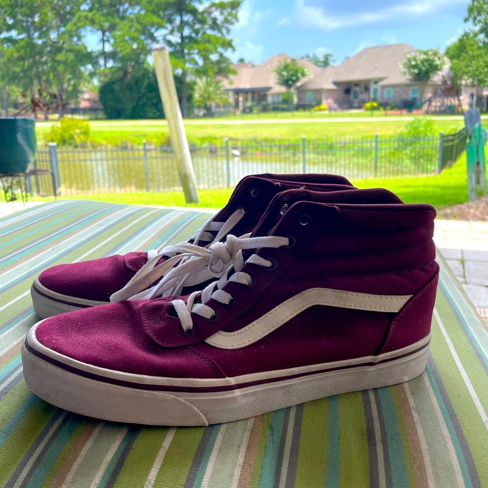 High Top Vans! Like New